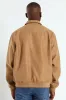 Suede Emroidery Baseball Jacket - Camel sold by Edgars