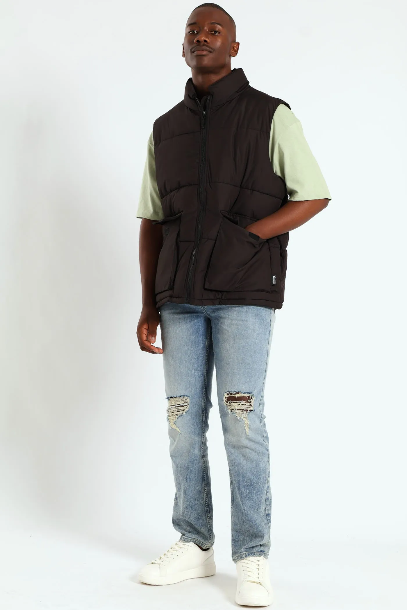 Gillet Jacket - Black sold by Edgars
