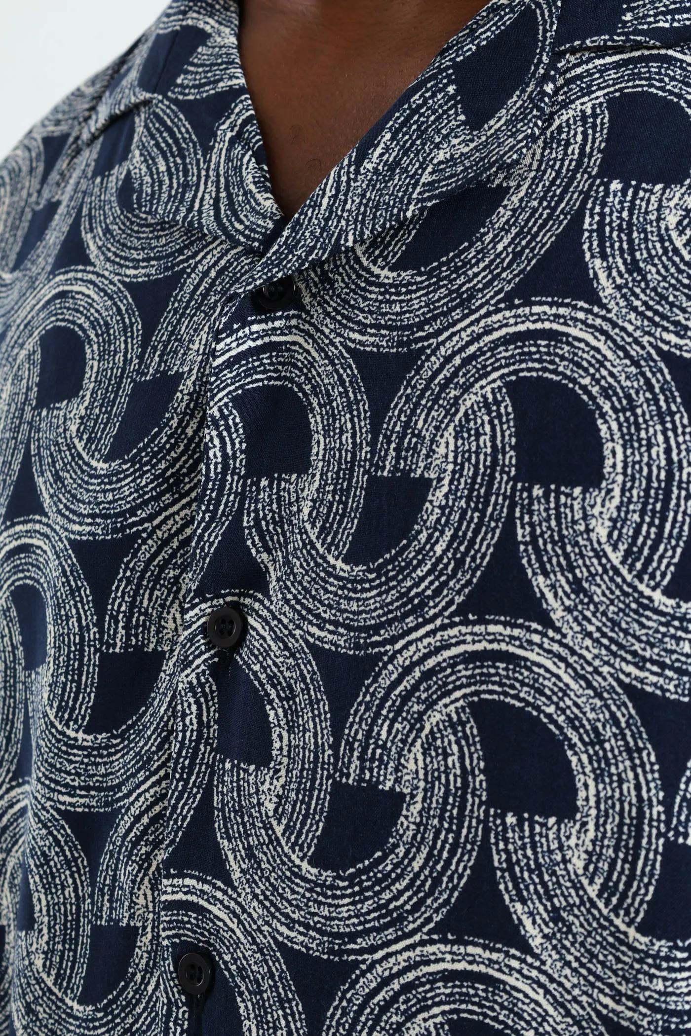 Half Circle Print Shirt - Navy sold by Edgars product image thumbnail 4