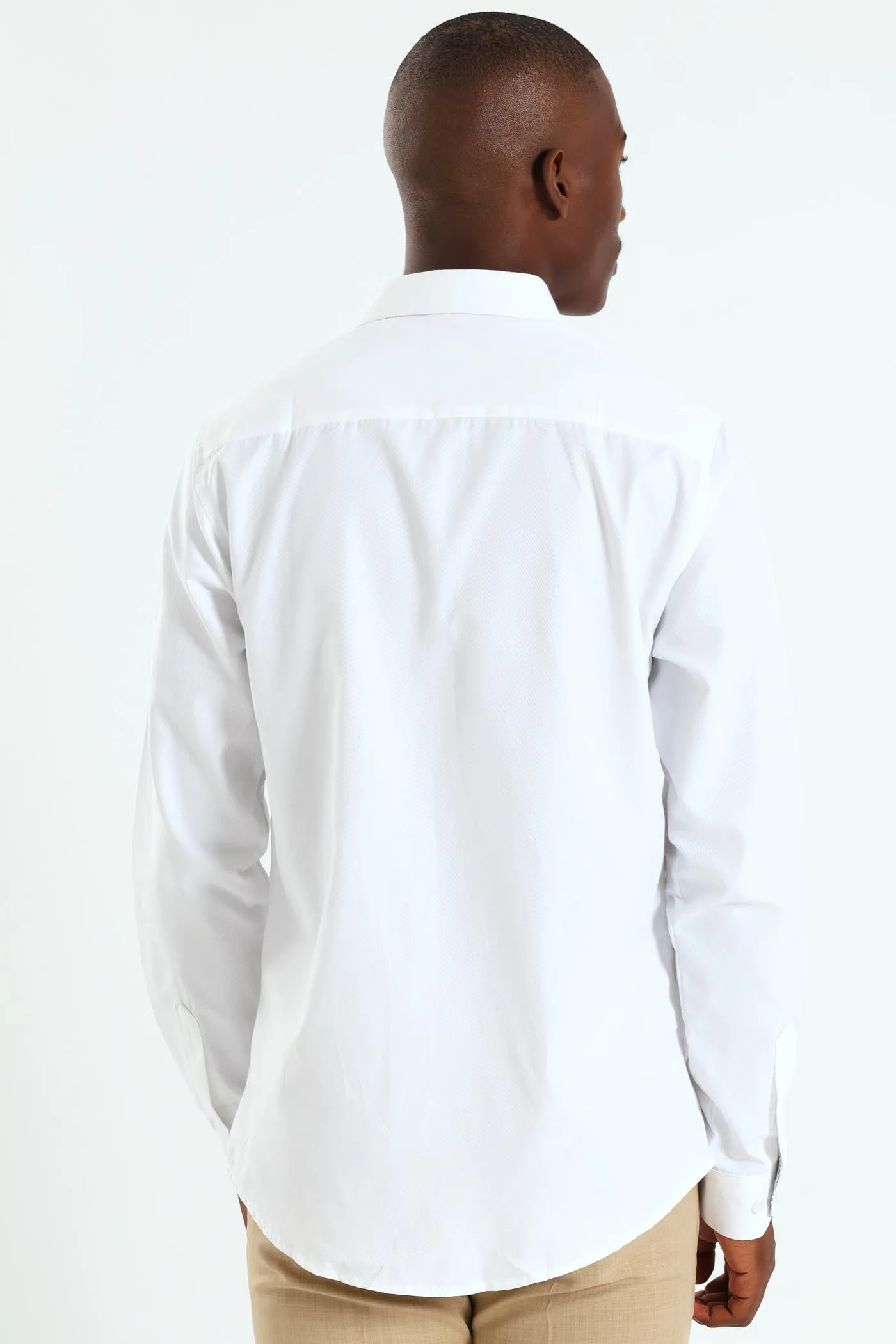 Contrast Collar Cuff Shirt - White sold by Edgars product image thumbnail 5