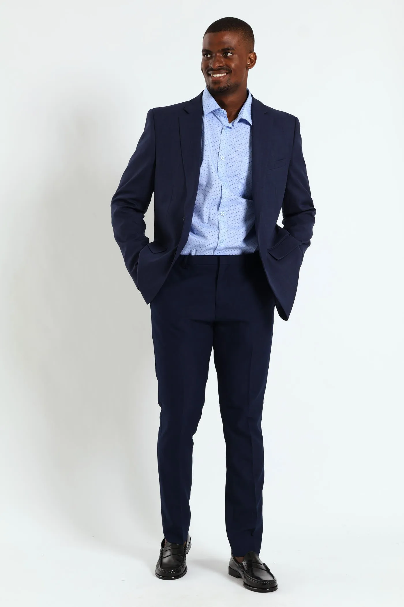Slim Fit Essential Suit Trouser - Navy sold by Edgars