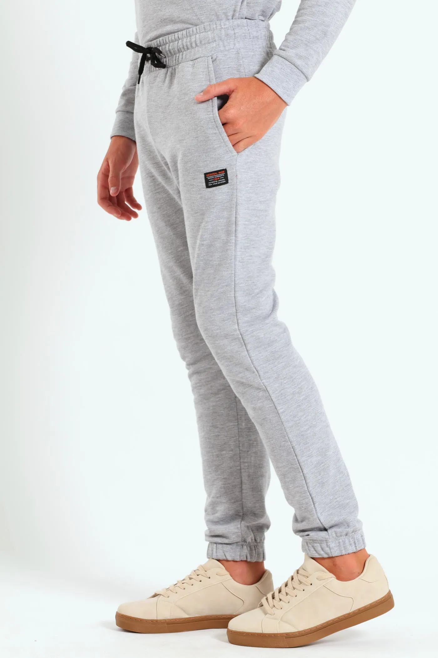 Boys Fleece Jogger - Grey Melange sold by Edgars product image thumbnail 2