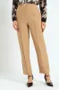 Pin Tuck Slim Leg Pant - Latte sold by Edgars 