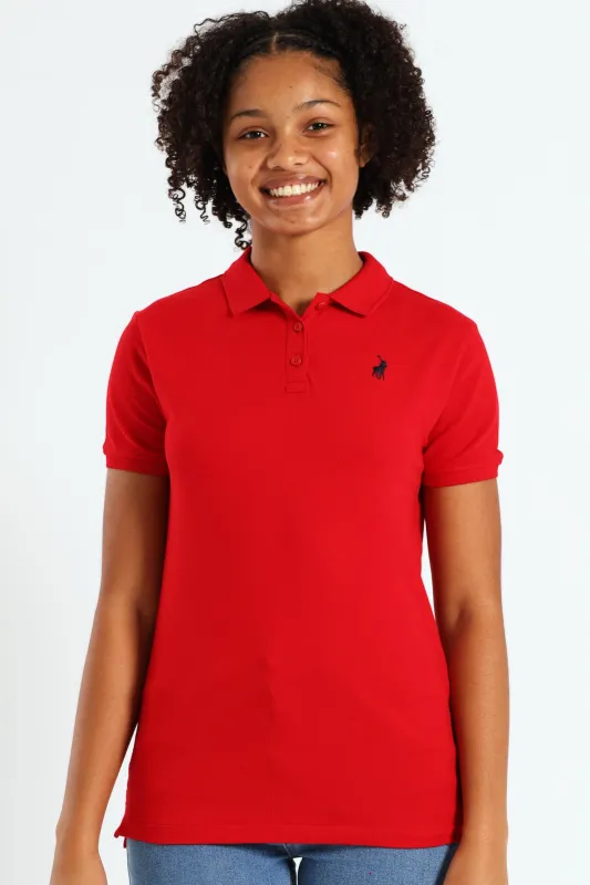 Girls Nina Golfer - Red sold by Edgars