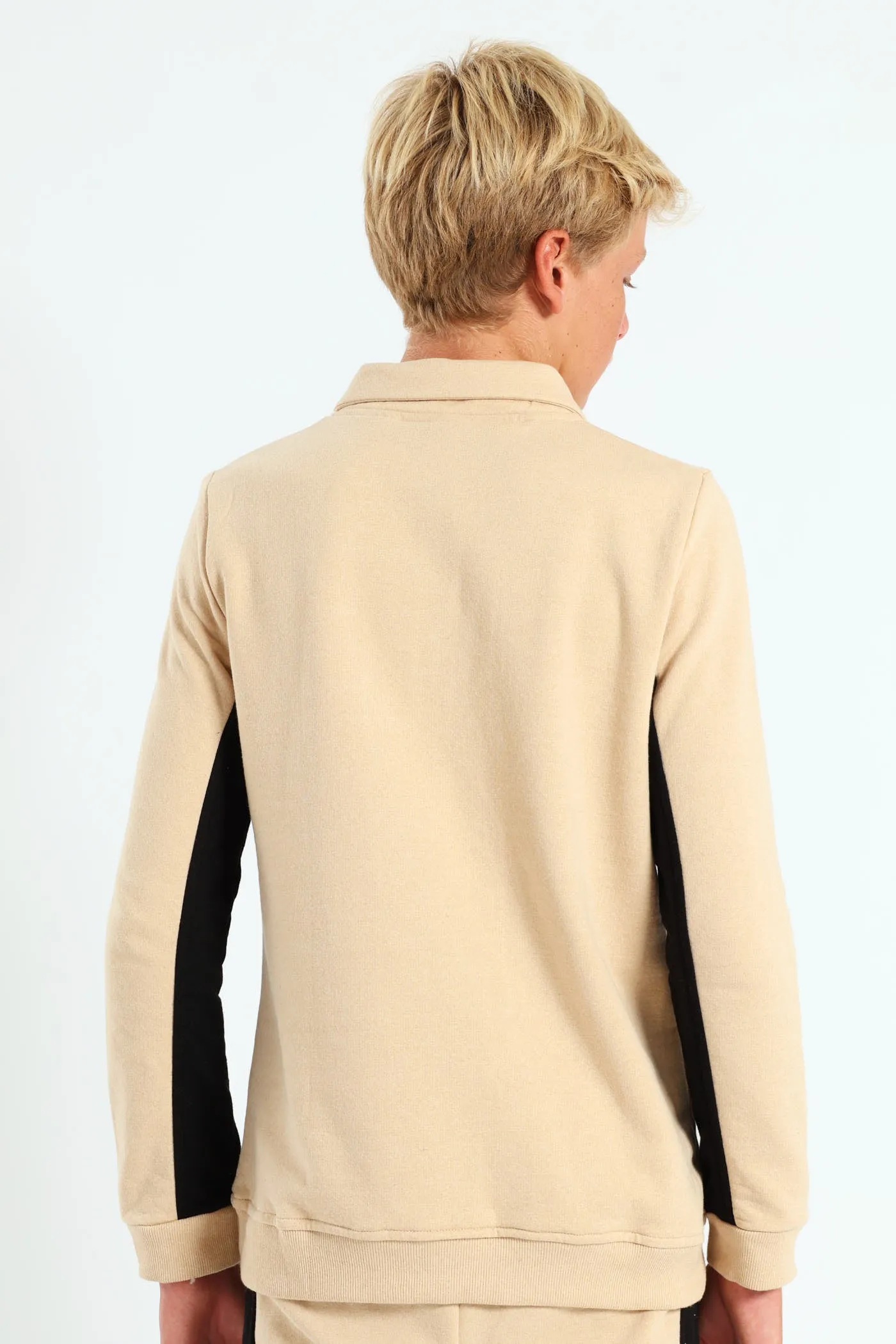 Boys 3/4 Zip Nylon Pocket Fleece Top sold by Edgars product image thumbnail 4