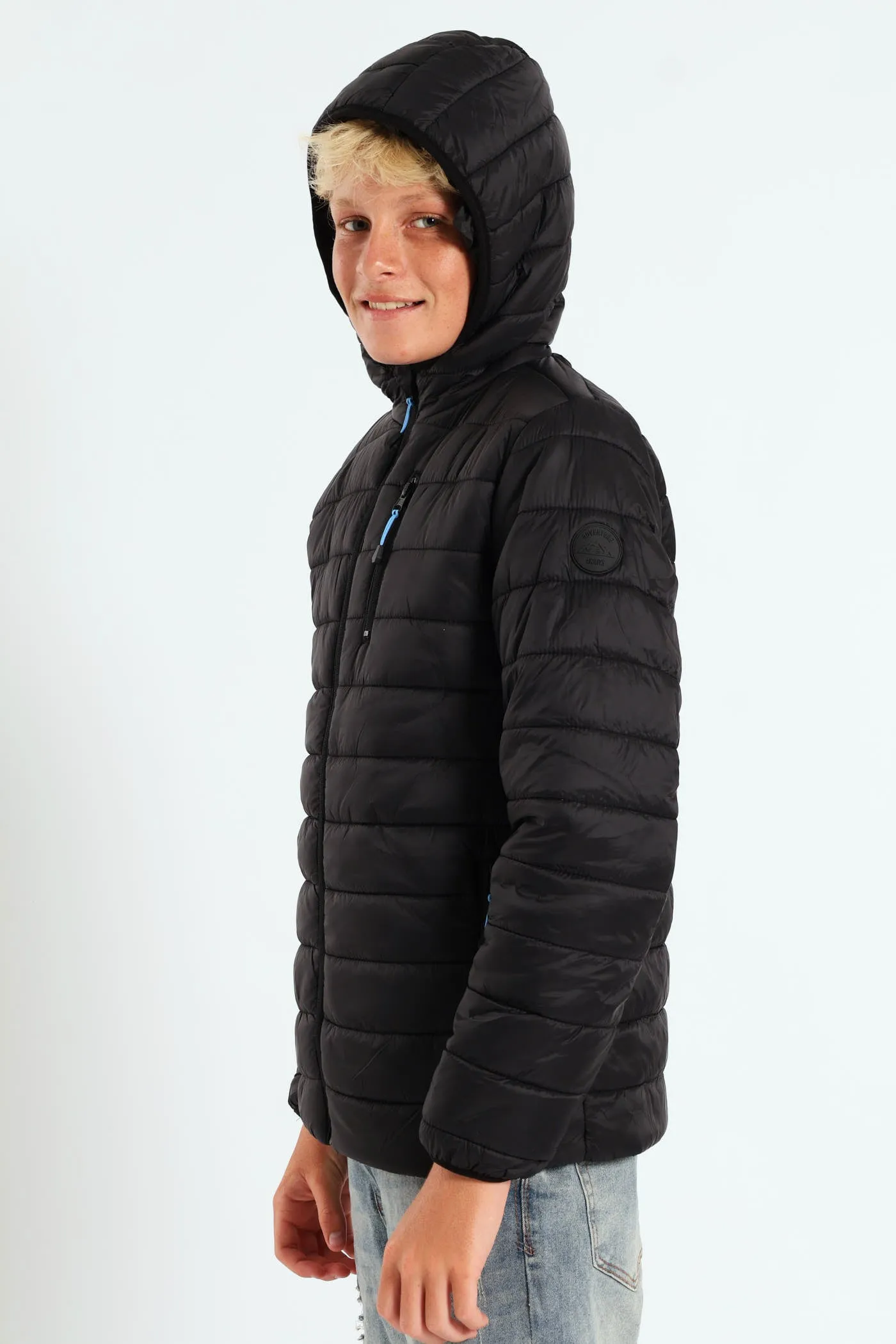 Boys Puffer Jacket - Black sold by Edgars product image thumbnail 5