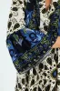 3/4 Sleeve Border Tent Dress - Multi sold by Edgars 