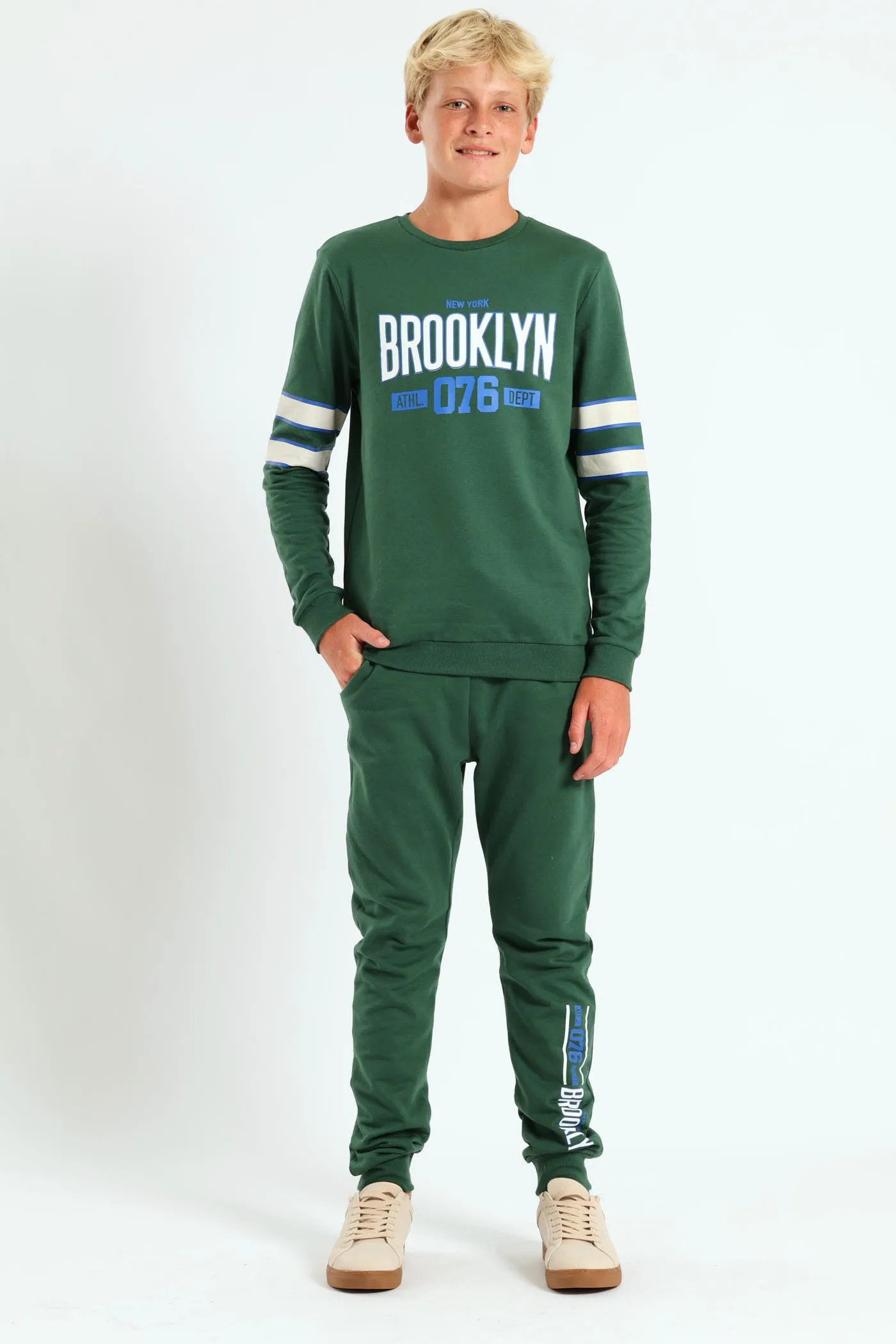 Boys College Jogger - Green sold by Edgars product image thumbnail 2