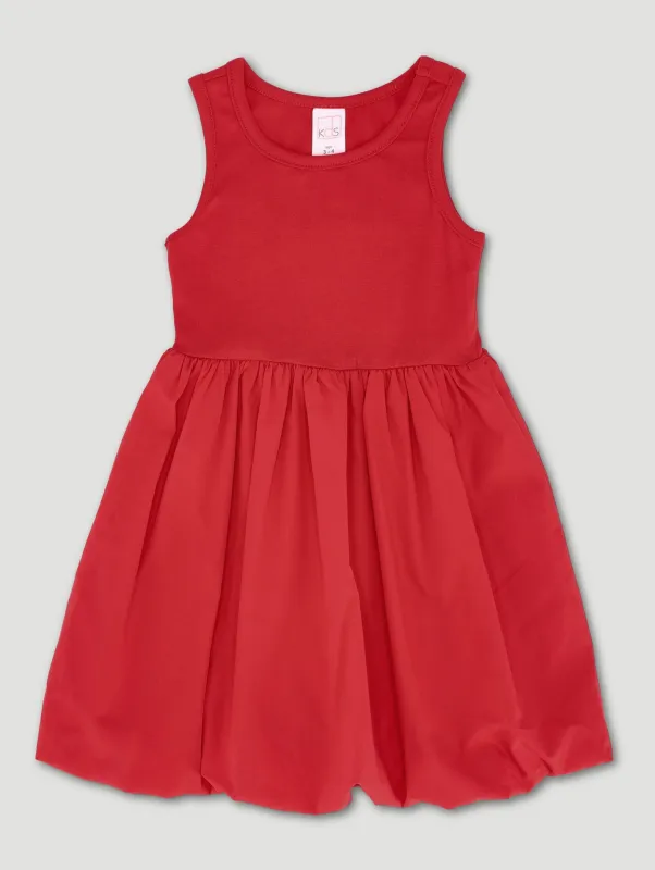 Pre-Girls Bubble Valentines Dress - Red sold by Edgars