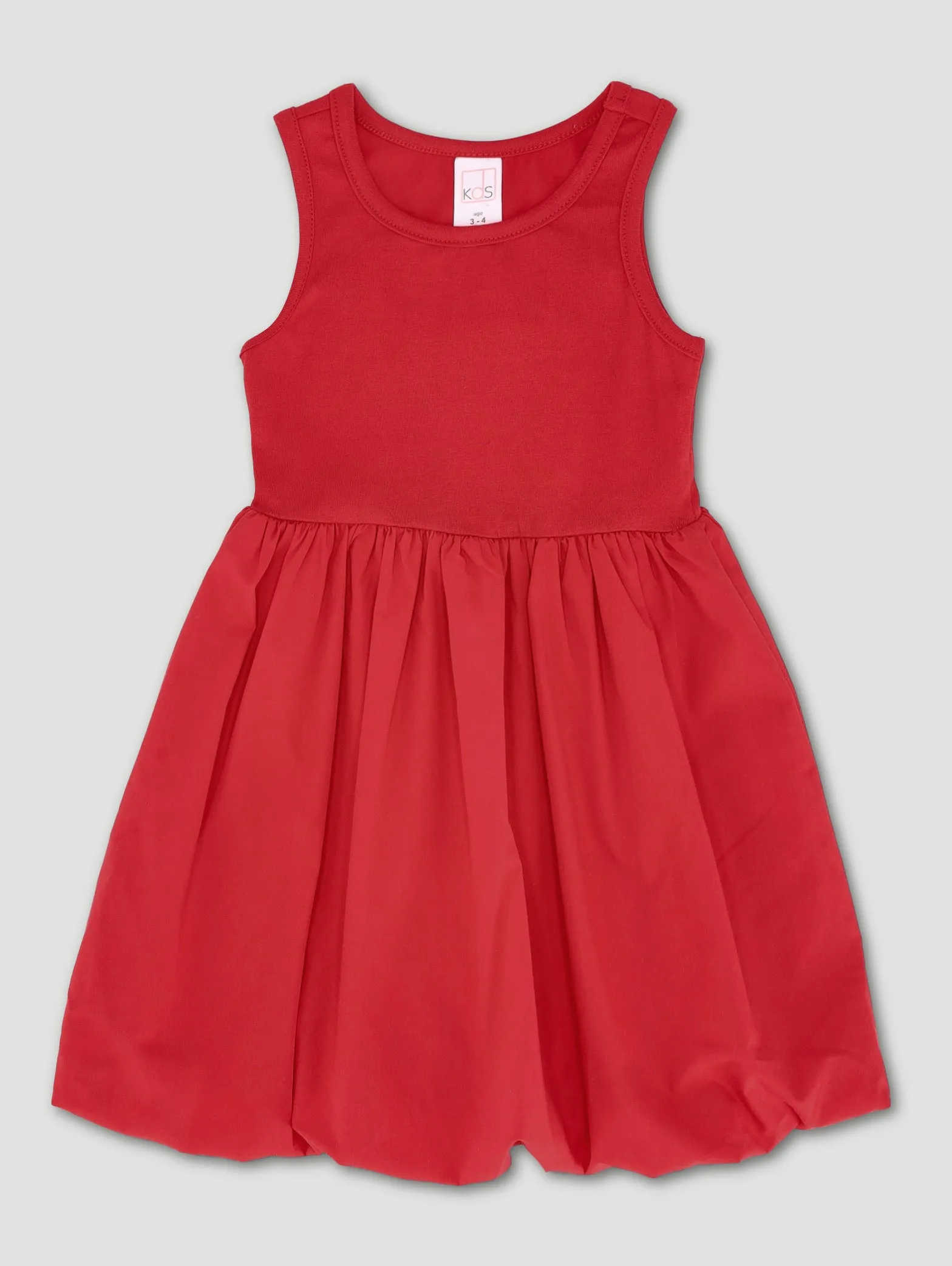 Pre-Girls Bubble Valentines Dress - Red sold by Edgars