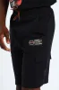 Boys Cargo Fleece Shorts - Black sold by Edgars