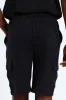 Boys Cargo Fleece Shorts - Black sold by Edgars