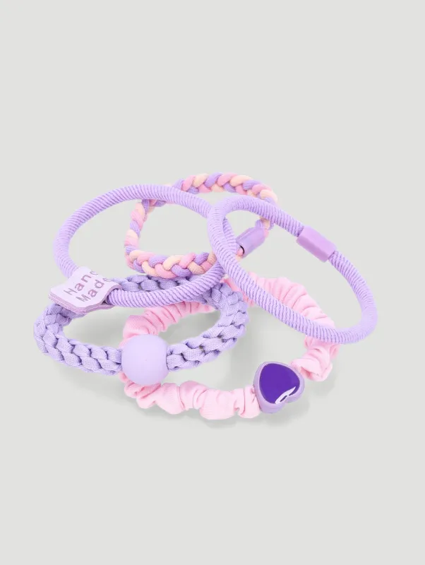 Pre-Girls Hair Elastics - Lilac sold by Edgars