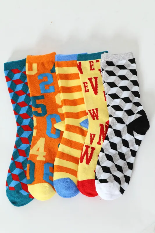 Boys 5 Pack Multi Coloured Happi Anklet Socks - Multi sold by Edgars