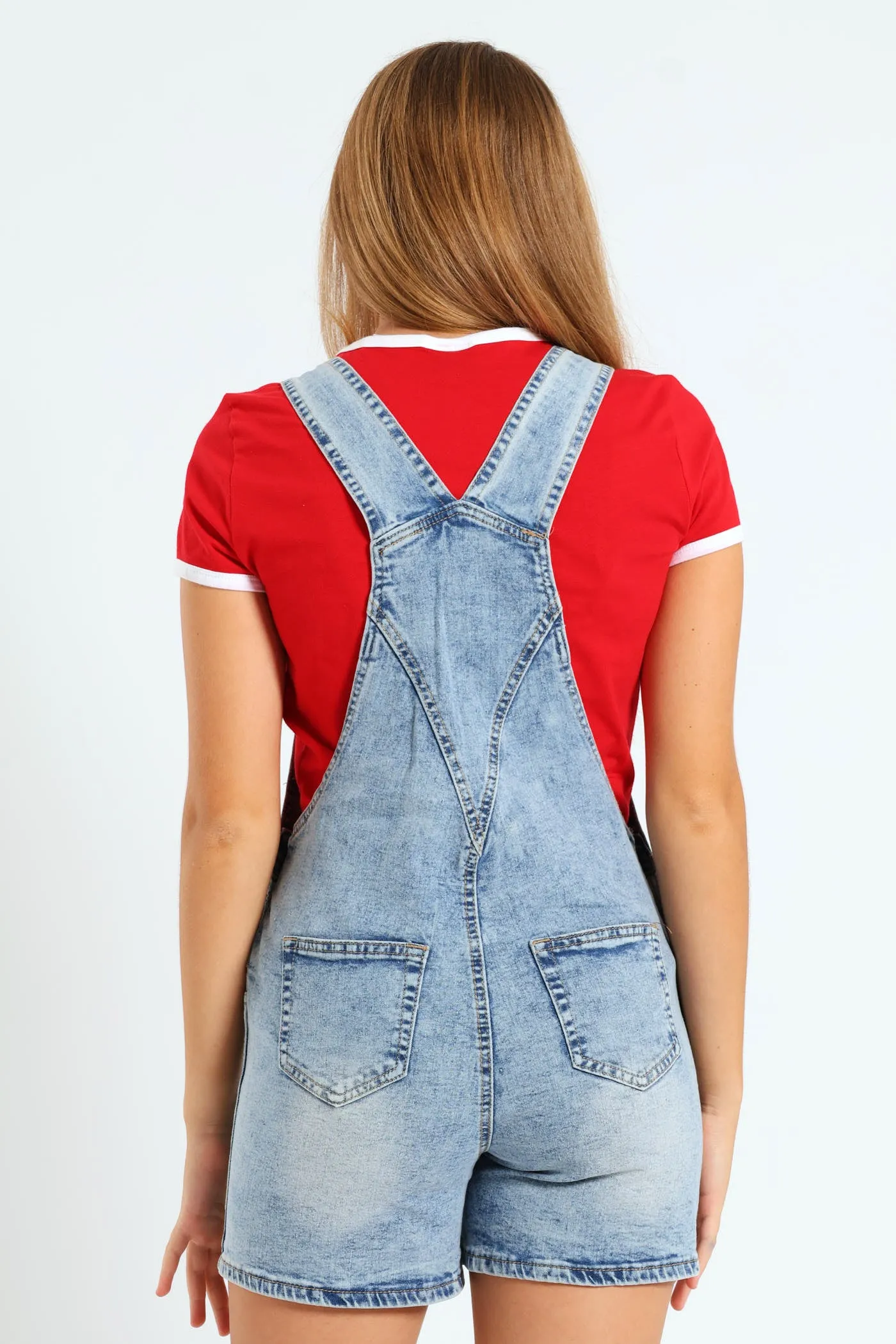 Girls Denim Dungaree - Light Blue sold by Edgars product image thumbnail 3