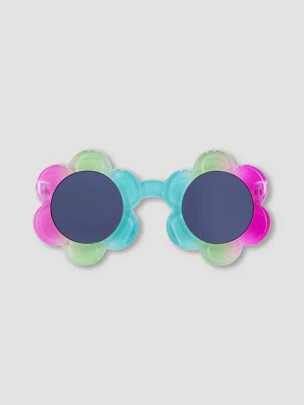 Pre-Girls Flower Shaped Round Sunnies sold by Edgars 