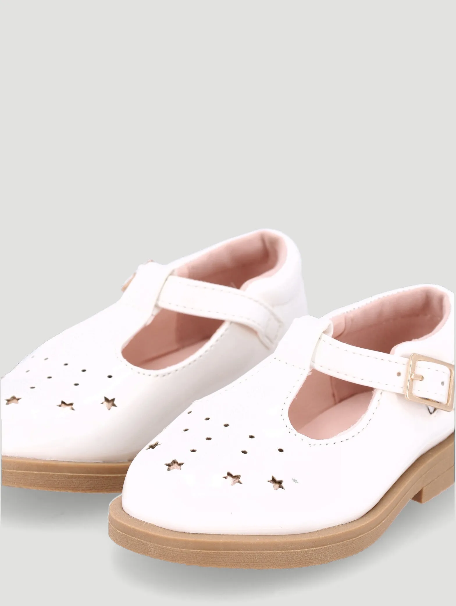 Pre-Girls Patent Comfort Shoe - White sold by Edgars