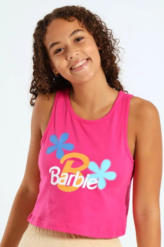 Girls Barbie Vest - Cerise sold by Edgars