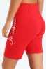 Girls Je T'aime Cycle Short - Red sold by Edgars