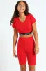 Girls Je T'aime Cycle Short - Red sold by Edgars