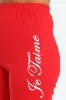 Girls Je T'aime Cycle Short - Red sold by Edgars