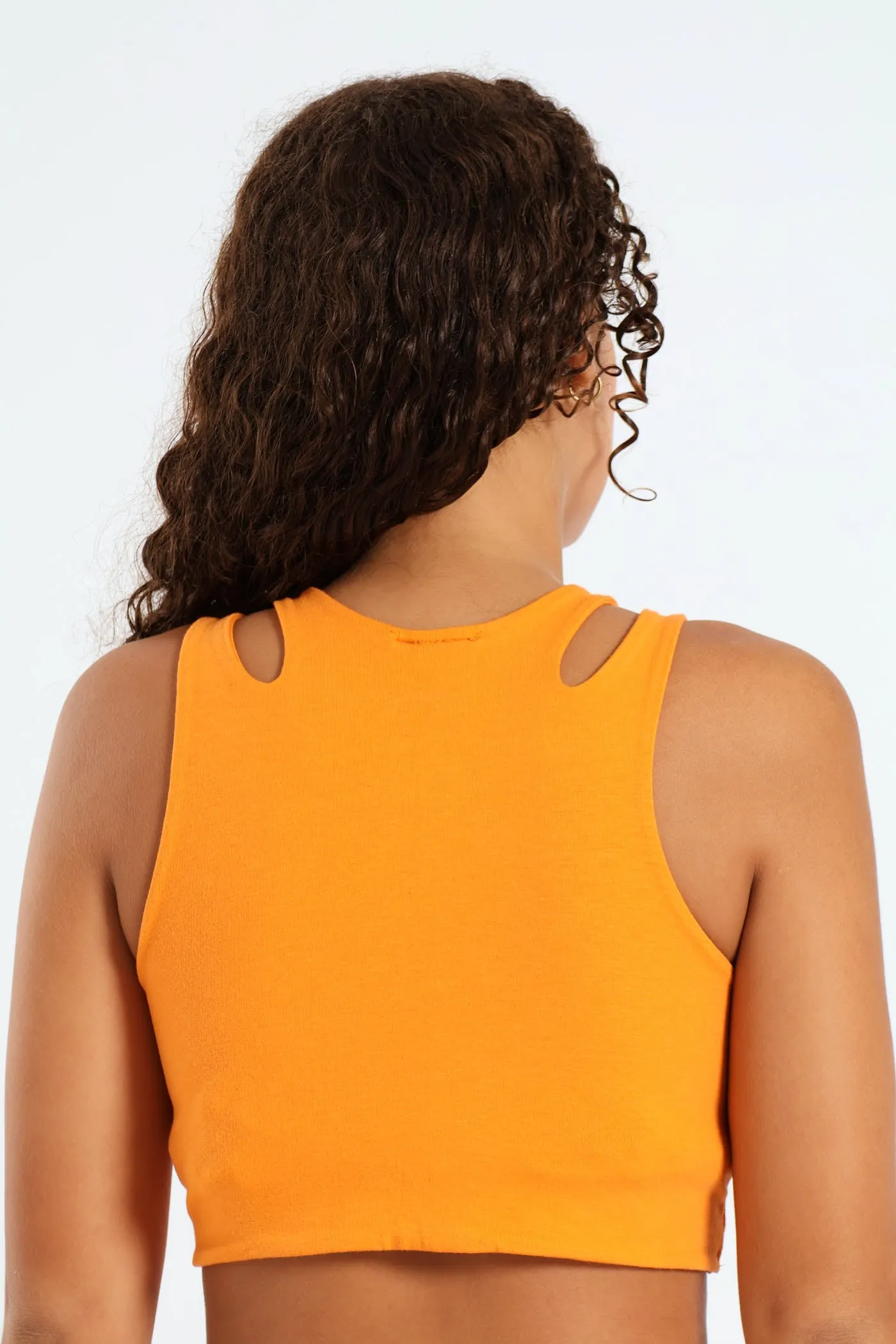 Girls Crop Vest - Orange sold by Edgars product image thumbnail 4