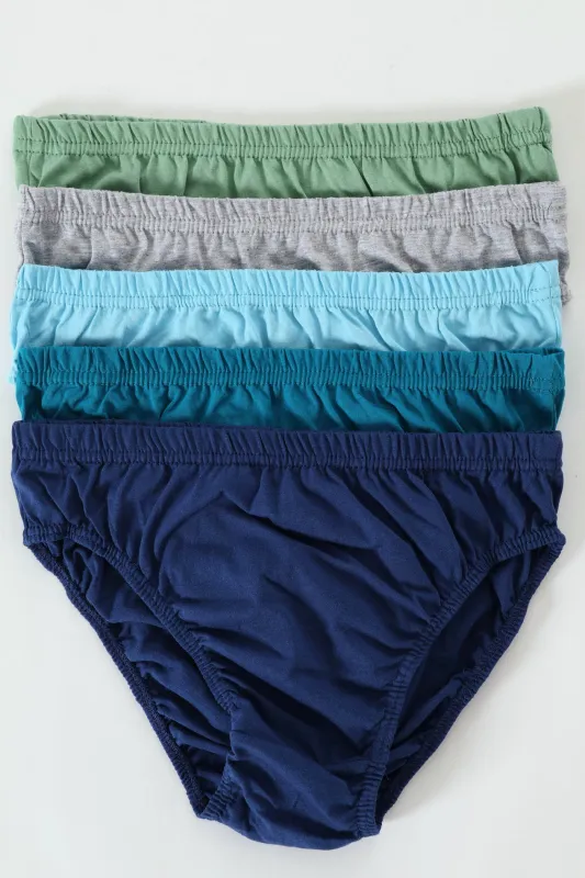 Boys 5 Pack Plain Briefs sold by Edgars 