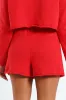 Girls Fleece Tennis Shorts - Red sold by Edgars