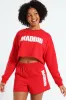 Girls Fleece Tennis Shorts - Red sold by Edgars