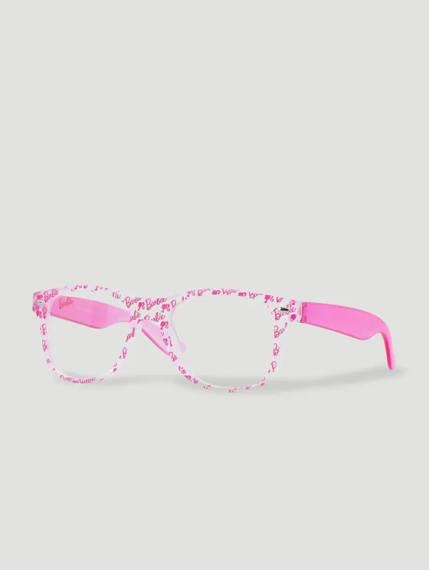 Pre-Girls Barbie Blue Light Glasses And Pouch - Pink sold by Edgars