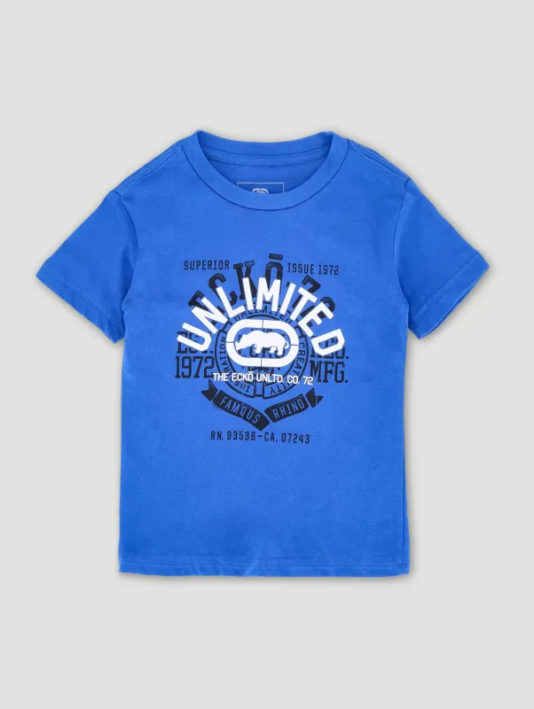 Pre-Boys Unlimited Tee - Cobalt sold by Edgars