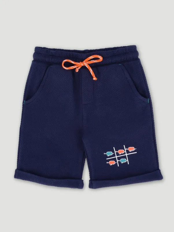 Pre-Boys Danasoli Textured Short - Navy sold by Edgars