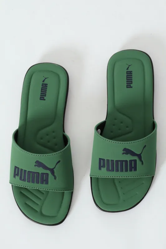 Boys Streetcat Slide - Forest Green sold by Edgars