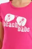 Girls Beach Tee - Pink sold by Edgars