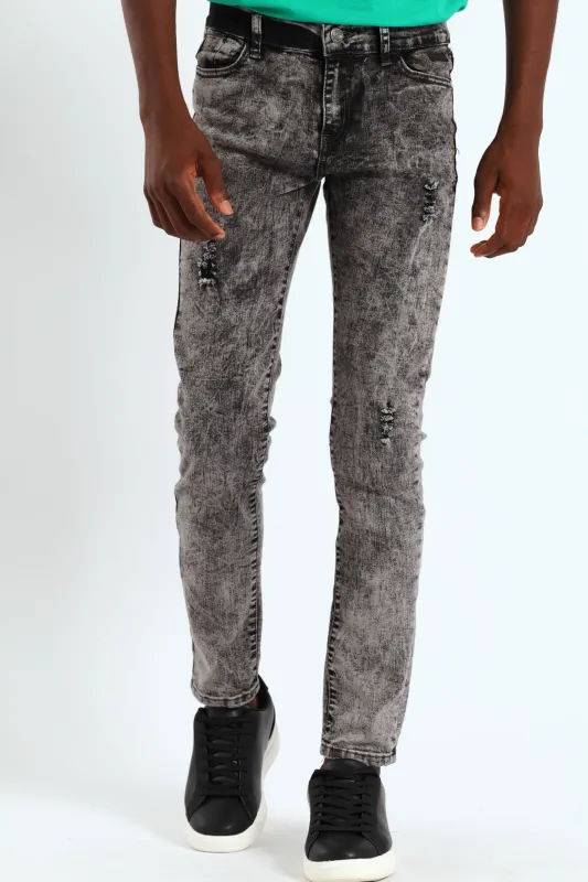 Boys Harold Denim - Grey sold by Edgars