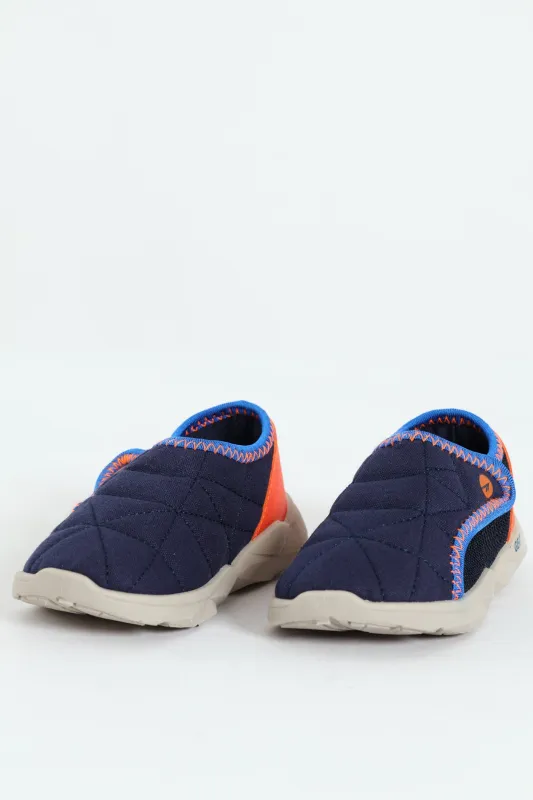 Pre-Boys Geo Lite Velcro Sneaker - Navy sold by Edgars