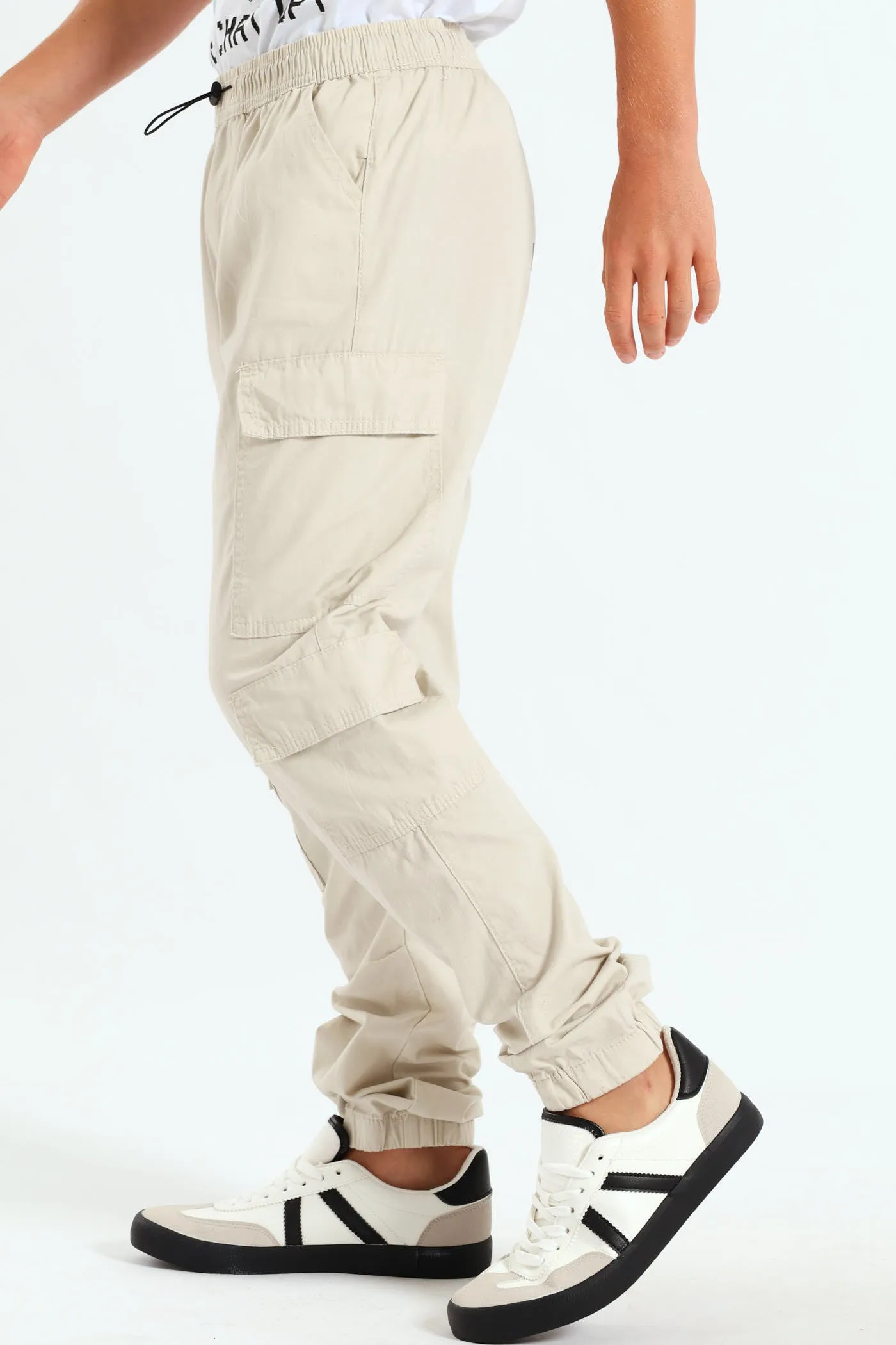 Boys Multi Pocket Cargo Pants - Stone sold by Edgars product image thumbnail 2