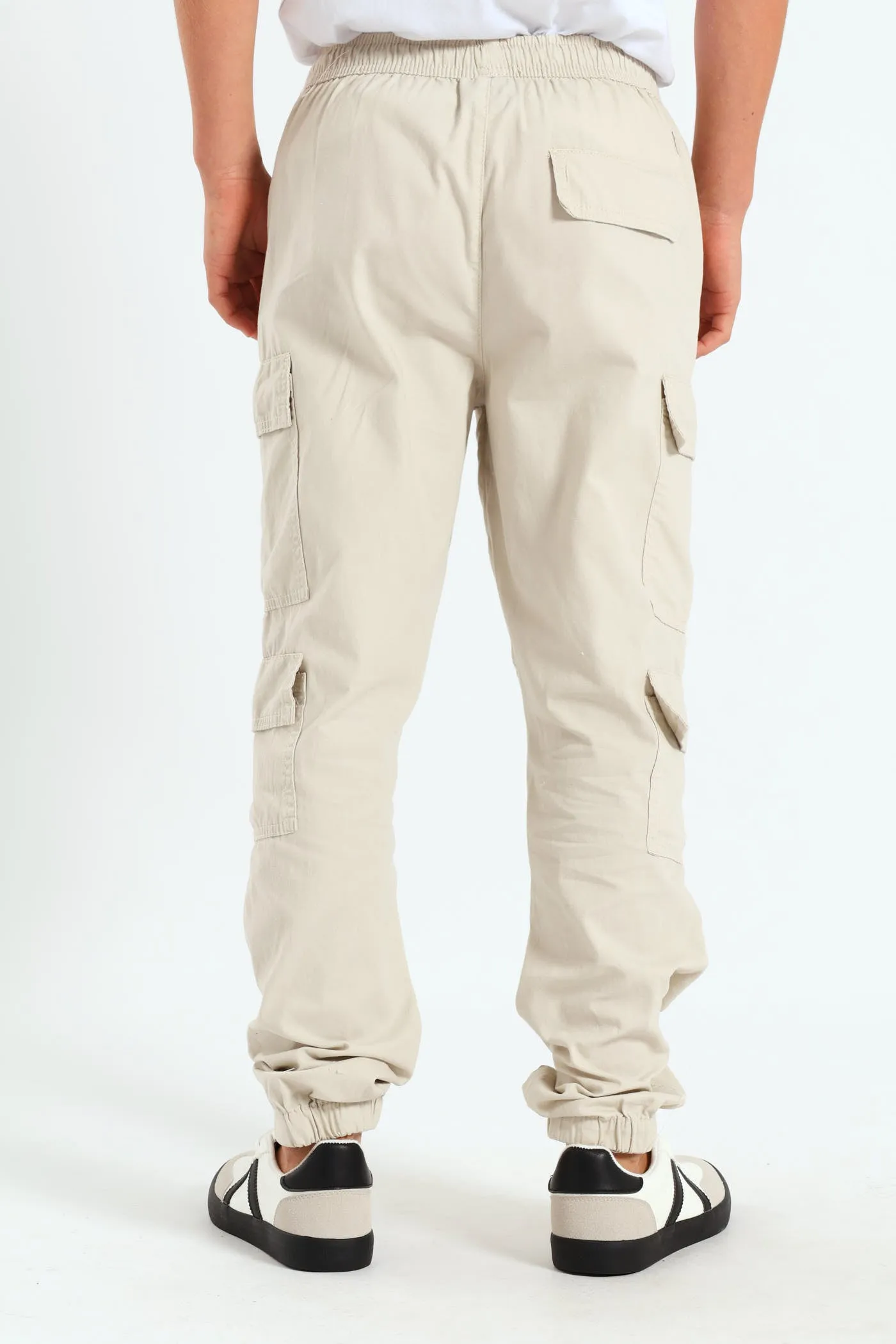 Boys Multi Pocket Cargo Pants - Stone sold by Edgars product image thumbnail 3