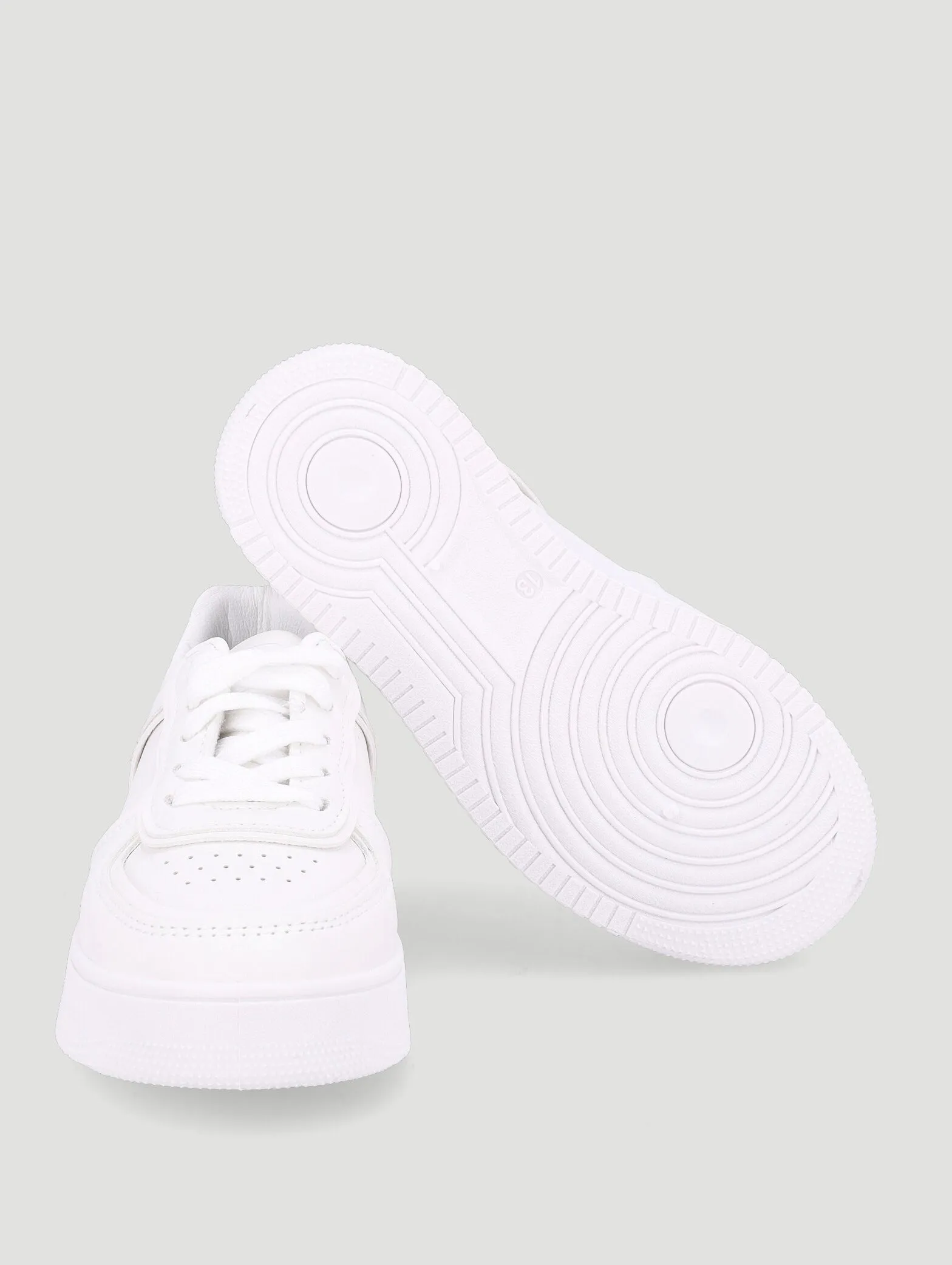Girls Addison Mono Sneaker - White sold by Edgars product image thumbnail 3