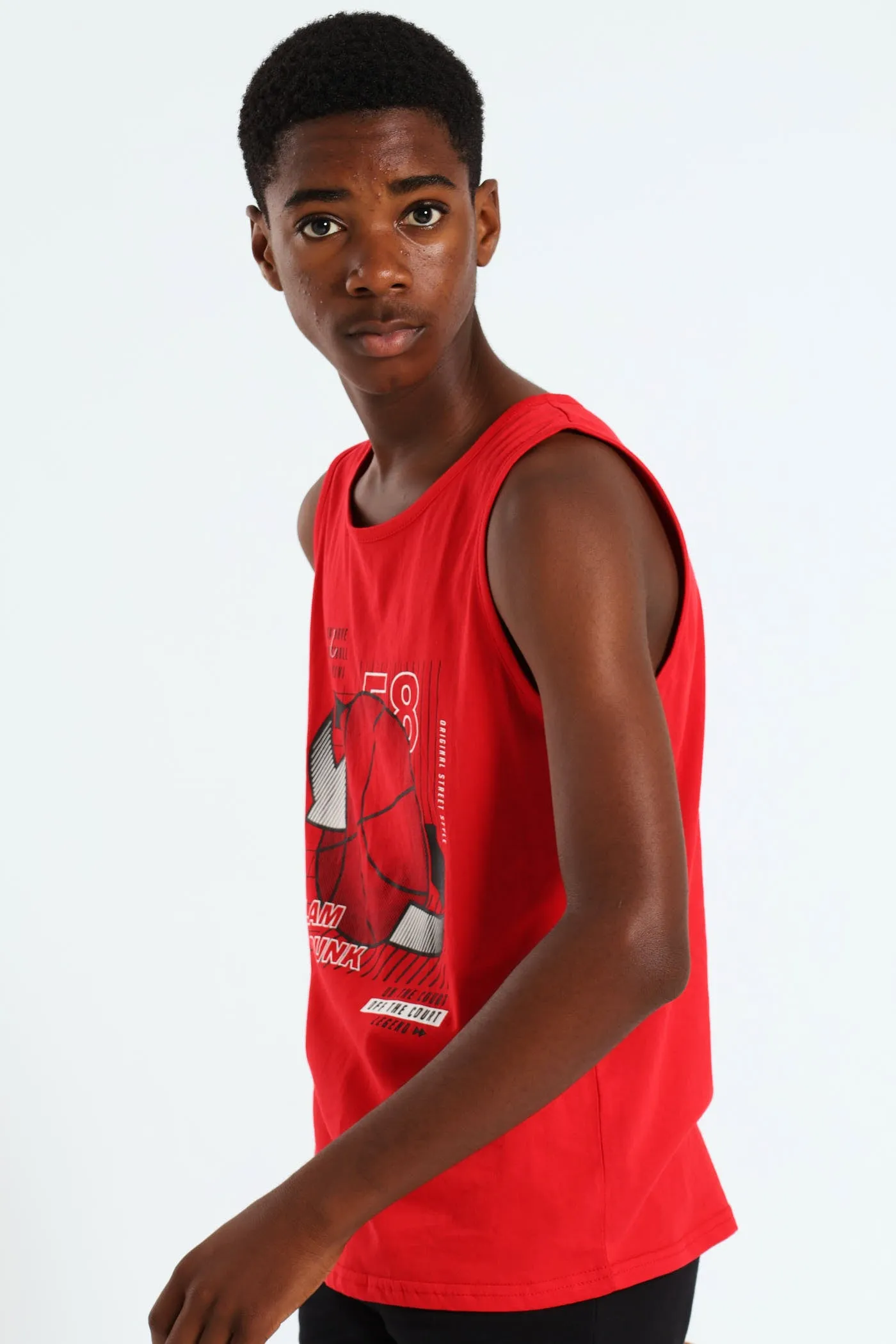 Boys Basketball Vest - Red sold by Edgars product image thumbnail 2