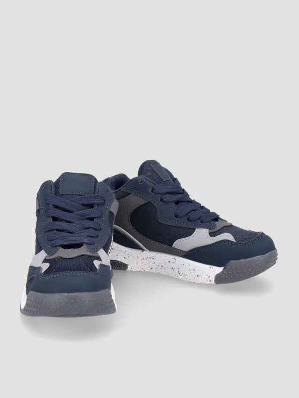 Pre-Boys High-Top Sneaker - Navy sold by Edgars