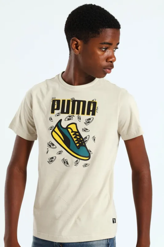 Boys Sneaker Tee - Stone sold by Edgars 