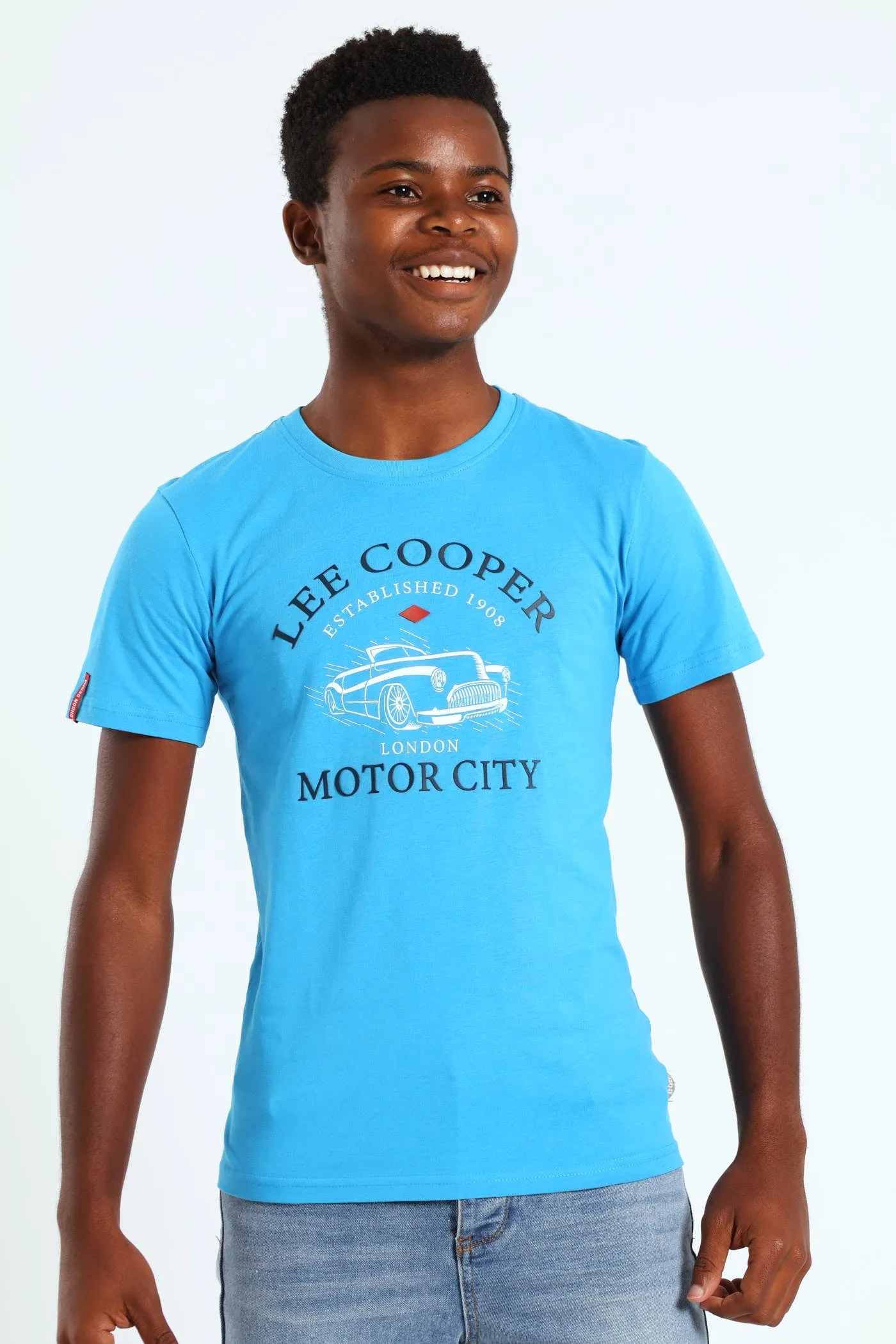 Boys Wyatt Tee - Turquoise/Blue sold by Edgars