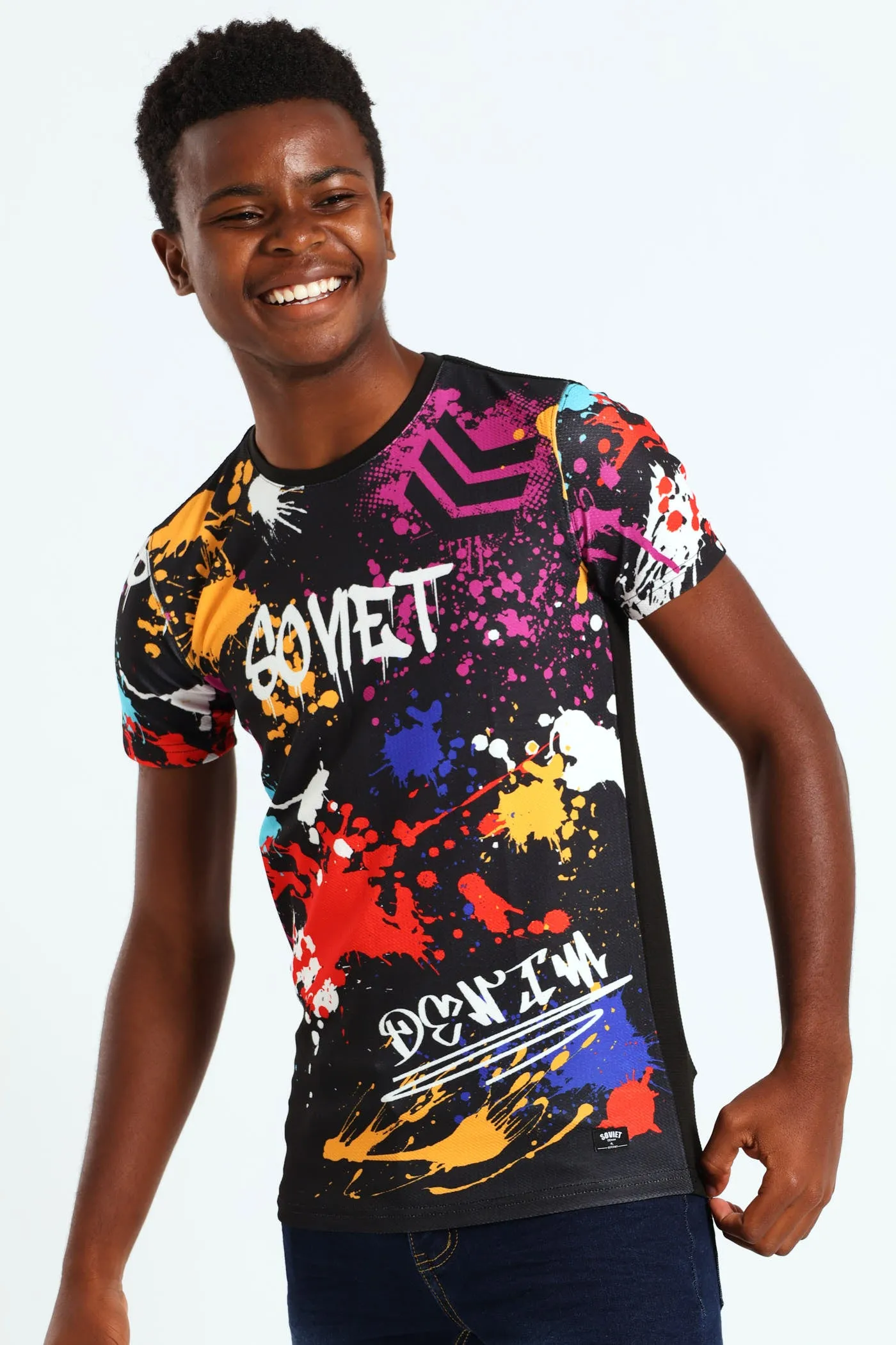 Boys Paint Vibe Tee sold by Edgars