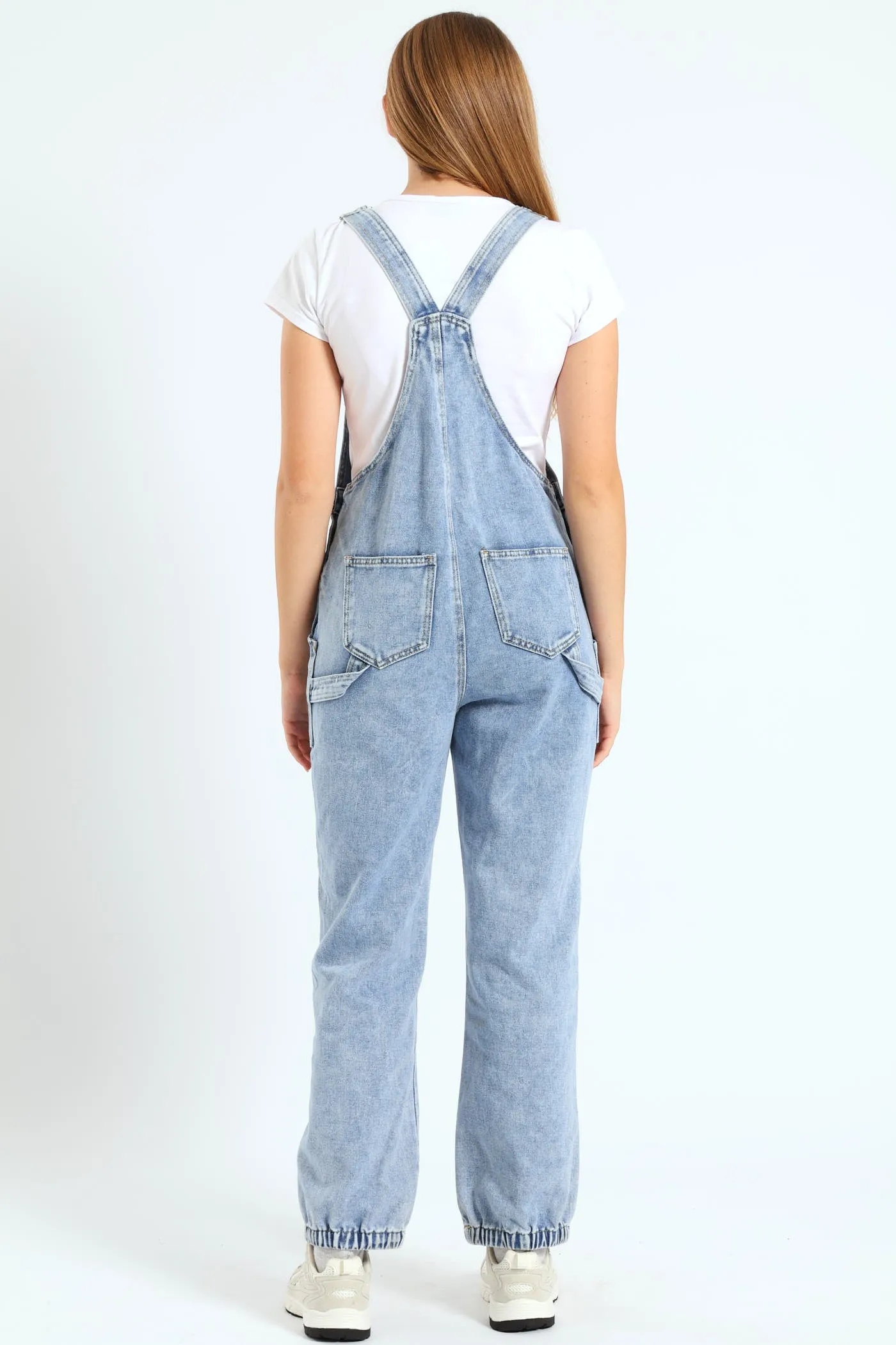 Girls Long Denim Dungaree - Light Blue sold by Edgars product image thumbnail 3