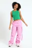 Girls Basic Rib Vest - Green sold by Edgars