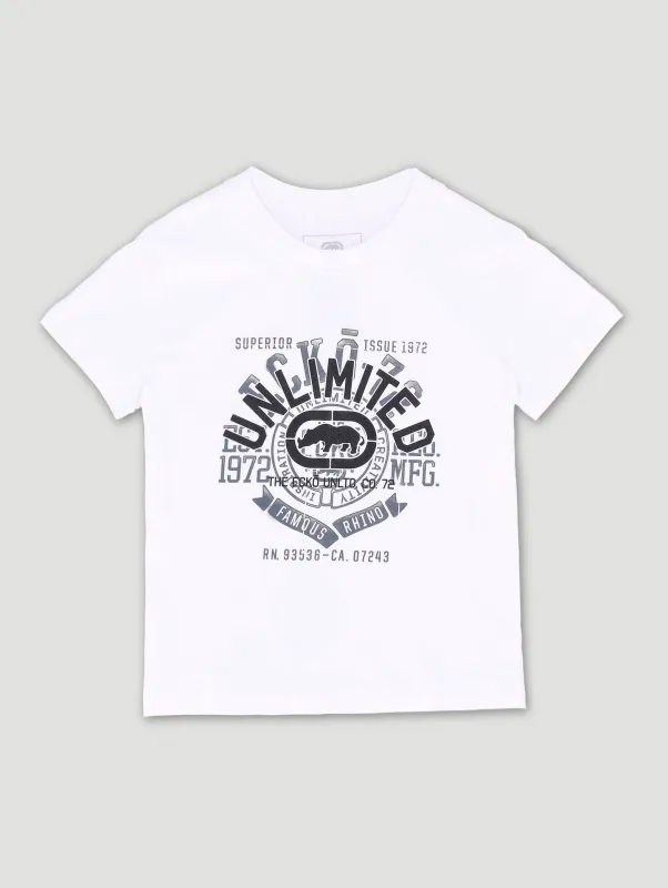 Pre-Boys Unlimited Tee - White sold by Edgars