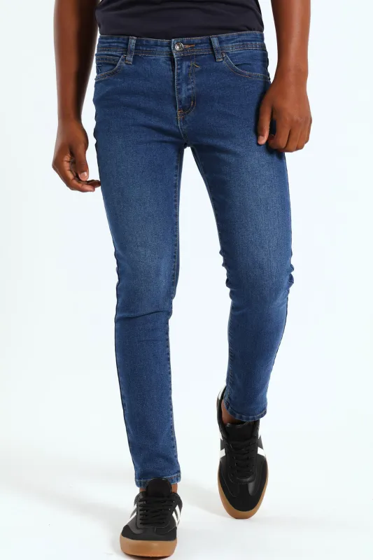 Boys Jarred Core Denim Pants - Indigo sold by Edgars