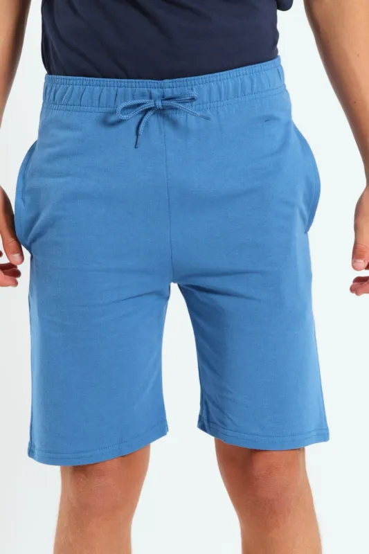 Boys Shorts - Mid Blue sold by Edgars