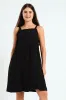 Girls Lined Stitched Airflow Dress - Black sold by Edgars 